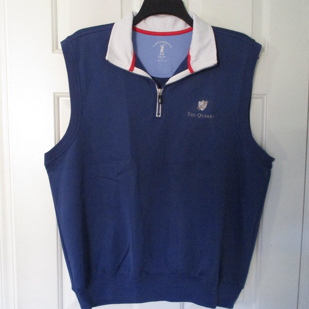 Fairway  Greene The Quarry At La Quinta Ca Mens Golf Vest Nwot  Size Large